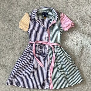 Polo by Ralph Lauren Kids Dress with Stripes and Belt